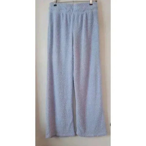 Flirtitude Active Women's Sz. XS Baby Blue Sweatpants Lounge Pants Wide Leg - Picture 3 of 4